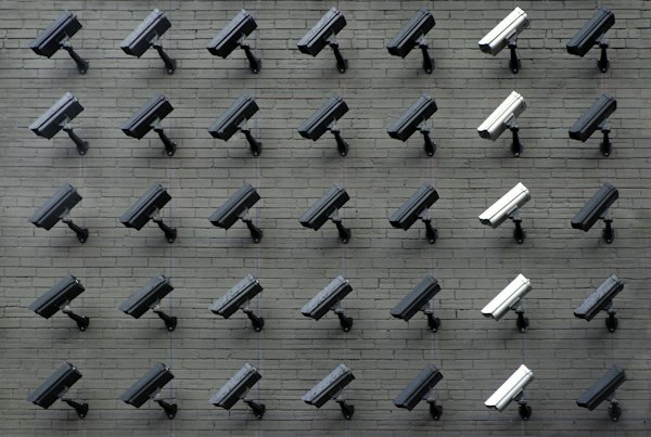 White CCTV Bullet Camera